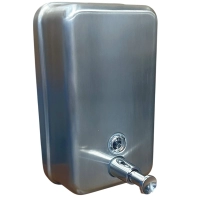 deClean Dozownik Stalowy 1000ml do Mydła w Płynie HS164