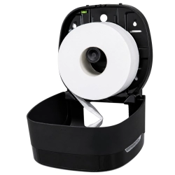 deClean Podajnik do Papieru Toaletowego Jumbo Czarny HS1610B Seria HOLA