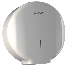 LOSDI Podajnik na Papier Toaletowy MAXI Jumbo 400m Kolor Biały CP0205B-L