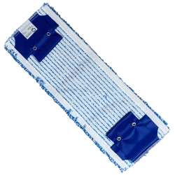 Mopatex CISNE Nakladka Microfibra DUO Mop Płaski 50cm Kolor Niebieski +Biały 207640