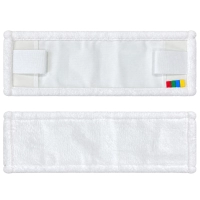 Nakładka Mop Płaski DUO Kieszeniowy + Klips Microfibra 50cm HS405