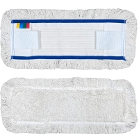 Nakładka Mop Płaski 40cm DUO Kieszeń + Klips 150g HS409