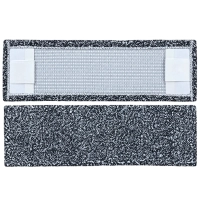 Nakładka Mop Płaski DUO Kieszeniowy + Klips SCRUB EXTRA 50cm do Szorowania HS413