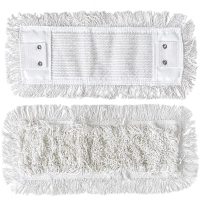 deClean Nakładka Mop Płaski DUO Kieszeniowy + Klips Bawełna 40cm 175g HS431