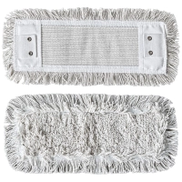 deClean Nakładka Mop Płaski DUO Kieszeniowy + Klips Bawełna 40cm 140g HS433