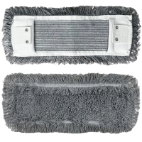 deClean Nakładka Mop Płaski DUO Kieszeniowy + Klips Bawełna 40cm 170g Kolor Szary HS434 deClean Nakładka Mop Płaski DUO Kieszeniowy + Klips Bawełna 40cm 170g Kolor Szary HS434