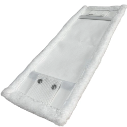 deClean Nakładka Mop Płaski DUO Kieszeniowy + Klips Microfibra 40cm 105g HS435