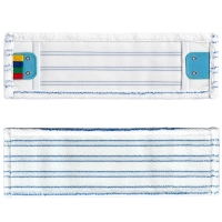 deClean Nakładka Mop Płaski Microfibra  DUO Kieszeniowy + Klips + Szorowarka 50cm HS458
