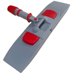deClean Mop Stelaż Płaski Kieszeniowy Czerwony 40cm HS352R