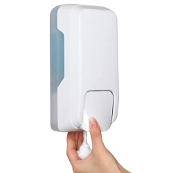 deClean Dozownik do Mydła w Płynie 1000ml Biały HS2240LW Seria SAL Premium