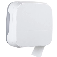 deClean Podajnik do Papieru Toaletowego Jumbo Biały HS2610W Seria SAL Premium